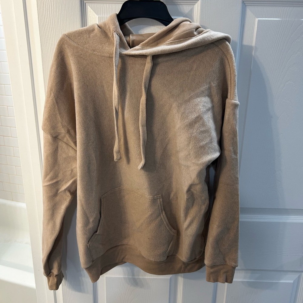 Soft Serve Clothing Beige Hoodie